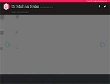 Tablet Screenshot of mohanbabu.com